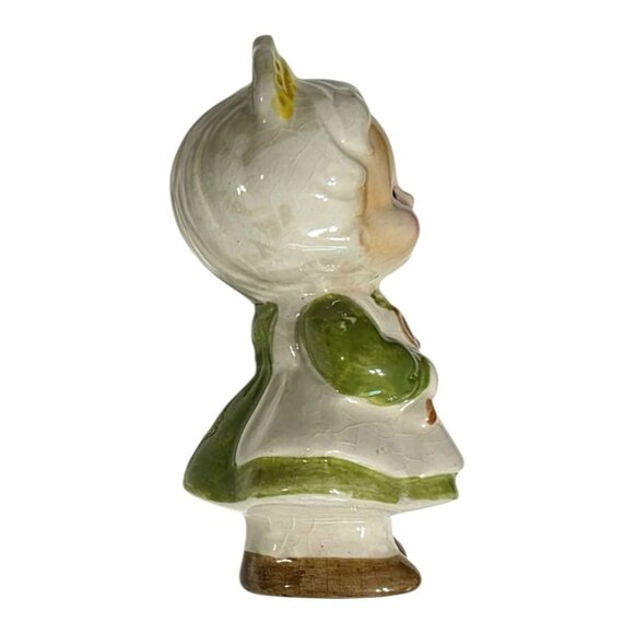 Vintage Josef Originals Pie Bird Grandma Baker Figurine Chef Ceramic Lady Cook - Picture 4 of 10